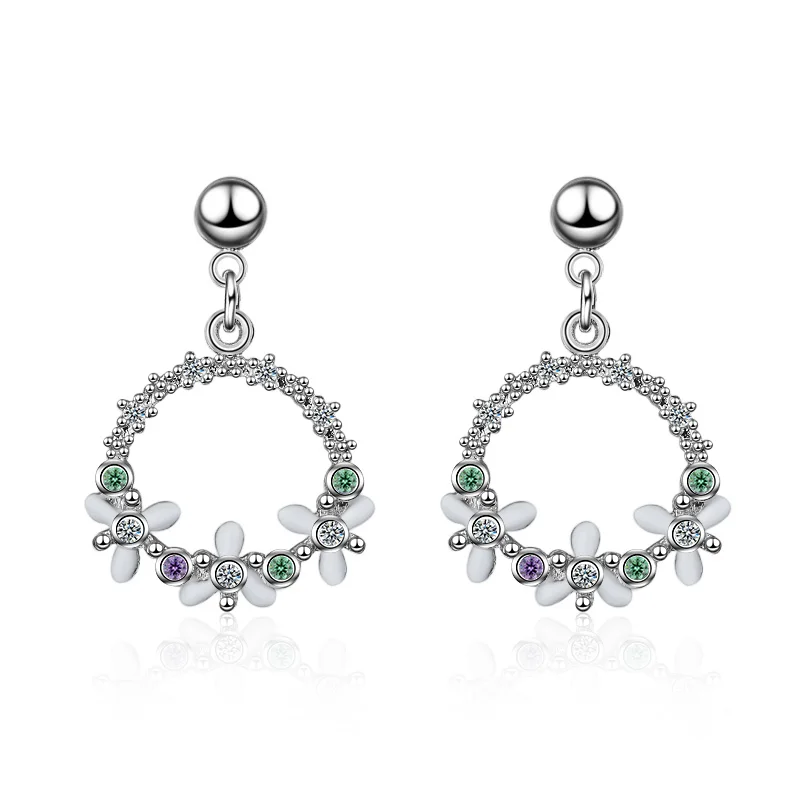 XIYANNIKE Korea New Personality Earrings Sweet Inlaid Rhinestone Flower Earring For Women Wedding Party Jewelry Gift New VES7163
XIYANNIKE Korea New Personality Earrings Sweet Inlaid Rhinestone Flower Earring For Women Wedding Party Jewelry Gift New VES7163