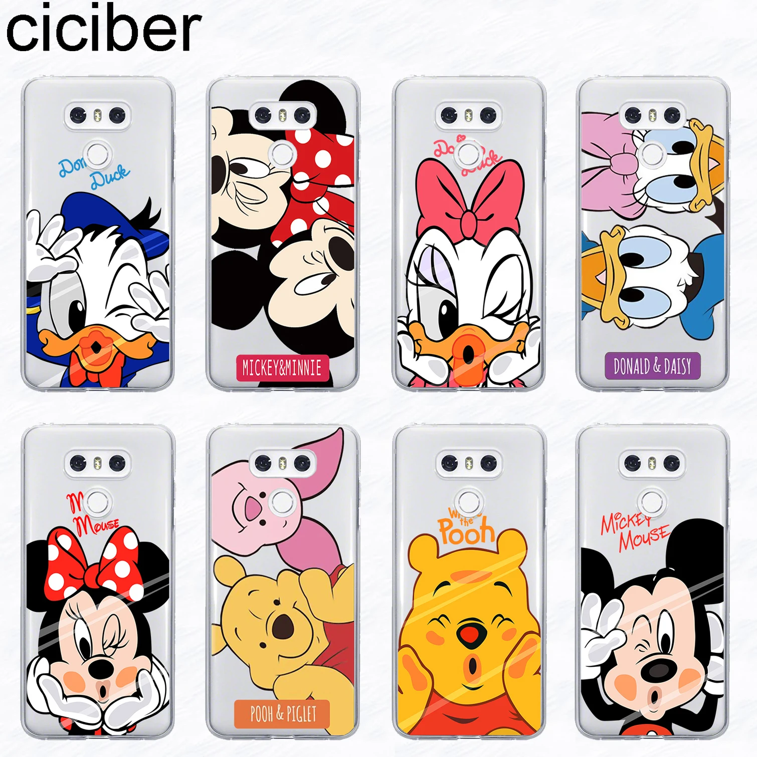 ciciber For LG G7 G6 G5 G4 V40 V35 V30 V20 THINQ Soft TPU Phone Cases For LG K8 K10 K4 2017 2018 K9 K11 Plus Mickey Donald Duck
ciciber For LG G7 G6 G5 G4 V40 V35 V30 V20 THINQ Soft TPU Phone Cases For LG K8 K10 K4 2017 2018 K9 K11 Plus Mickey Donald Duck