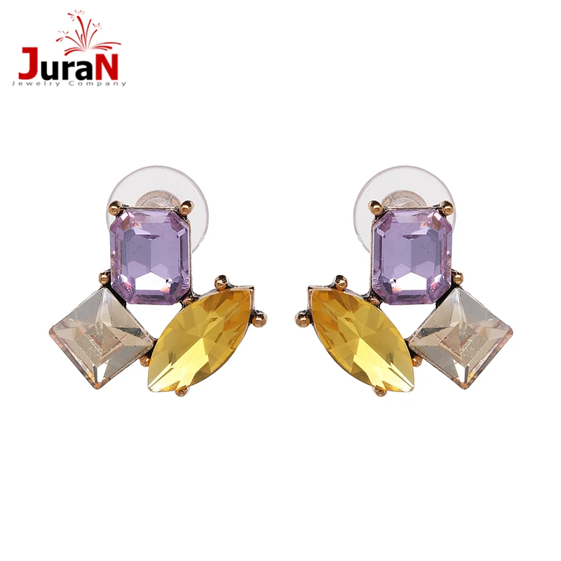 JURAN Women fashion cute crystal statement stud earring wholesale 2 colors simple rhinestone ethnic earrings wholesale
JURAN Women fashion cute crystal statement stud earring wholesale 2 colors simple rhinestone ethnic earrings wholesale