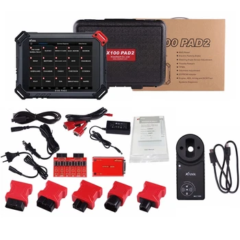 XTOOL X100 PAD2 OBD2 Diagnostic Tool With KC100 Auto Key Programmer EPB EPS DPF Odometer WIFI Scanner
XTOOL X100 PAD2 OBD2 Diagnostic Tool With KC100 Auto Key Programmer EPB EPS DPF Odometer WIFI Scanner