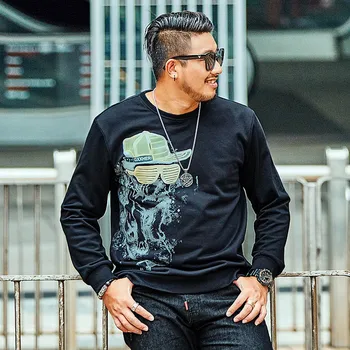 tide brand new Large size Men's Sweatshirt Autumn and Wwinter Leisure Loose Basic Round neck Print Long sleeve Pullover
tide brand new Large size Men's Sweatshirt Autumn and Wwinter Leisure Loose Basic Round neck Print Long sleeve Pullover
