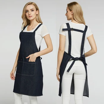 Simple denim Cotton Cowboy apron Shoulders Uniform,BBQ Senior Bib Apron for women men pockets baking Kitchen cooking Waitress
Simple denim Cotton Cowboy apron Shoulders Uniform,BBQ Senior Bib Apron for women men pockets baking Kitchen cooking Waitress