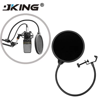 JKING Black Flexible Mic Microphone Windshield Mic Pop Filter Shield Cover Speaking Accessories
JKING Black Flexible Mic Microphone Windshield Mic Pop Filter Shield Cover Speaking Accessories