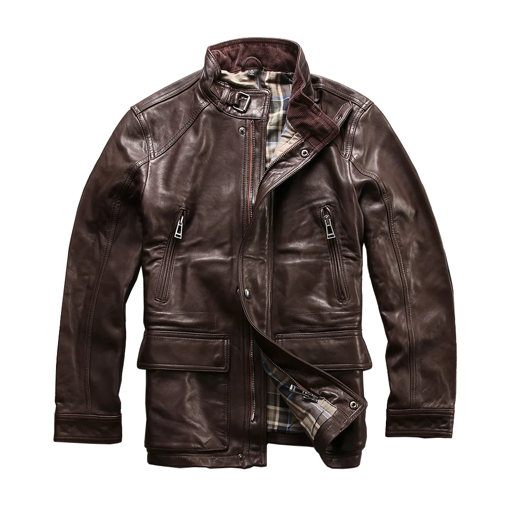 Read Description! Asian size men's sheep leather wind coat mens genuine sheepskin leather vintage jacket M6212
Read Description! Asian size men's sheep leather wind coat mens genuine sheepskin leather vintage jacket M6212