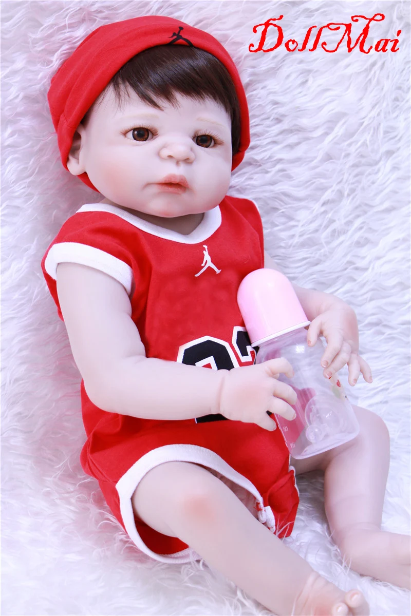 Full silicone reborn baby boy girl dolls 22"55cm newborn babies toddler dolls child play house toys gift bebe alive reborn
Full silicone reborn baby boy girl dolls 22"55cm newborn babies toddler dolls child play house toys gift bebe alive reborn