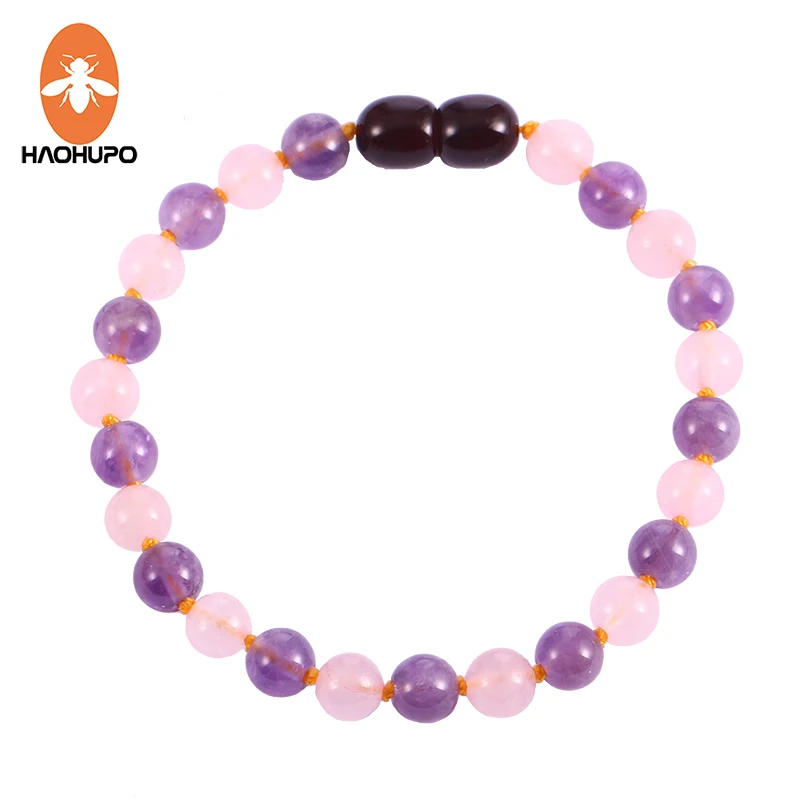 HAOHUPO Rose Quartz Amethyst Bracelet Natural Stone Jewelry Thread Clasp 6mm Round Stone Bracelet Necklace for Women Gifts
HAOHUPO Rose Quartz Amethyst Bracelet Natural Stone Jewelry Thread Clasp 6mm Round Stone Bracelet Necklace for Women Gifts