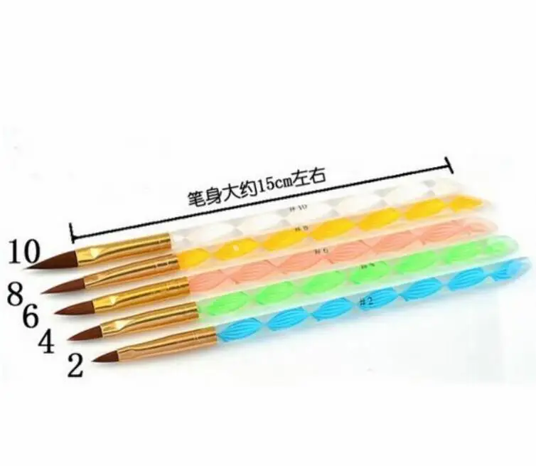 Newest 5 Pieces Five Size Professional Acrylic Liquid For Nail Art Pen Brush UV Gel Nail Acrylic Powder Brush High Quality
Newest 5 Pieces Five Size Professional Acrylic Liquid For Nail Art Pen Brush UV Gel Nail Acrylic Powder Brush High Quality