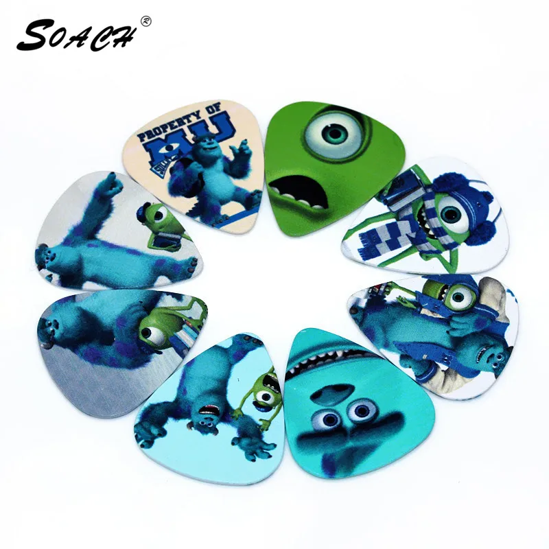 SOACH 10pcs/lot 1.0mm thickness cute cartoon animal guitar picks ukulele Musical instrument accessories
SOACH 10pcs/lot 1.0mm thickness cute cartoon animal guitar picks ukulele Musical instrument accessories