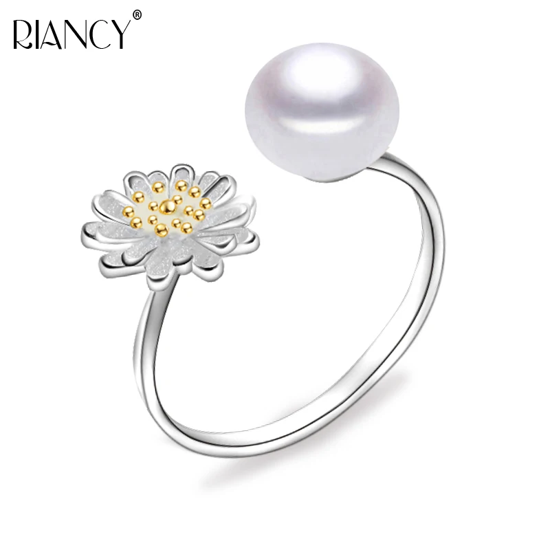 2017 fashion lovely flower pearl ring, 925 sterling silver,natural freshwater pearl jewelry, women birthday gift top quality
2017 fashion lovely flower pearl ring, 925 sterling silver,natural freshwater pearl jewelry, women birthday gift top quality