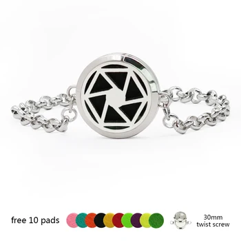 Hexagon Bracelets For Women Stainless Steel Perfume Diffuser Locket Bracelet Twist Screw Bangle Bracelet with 10pcs Pads
Hexagon Bracelets For Women Stainless Steel Perfume Diffuser Locket Bracelet Twist Screw Bangle Bracelet with 10pcs Pads