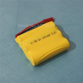 High Capacity 3.6V 1600MAH AA*3 Ni-MH Rechargeable Battery Packs for Toys' Power Source
High Capacity 3.6V 1600MAH AA*3 Ni-MH Rechargeable Battery Packs for Toys' Power Source