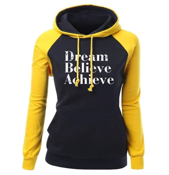 2018 Hot Sale Raglan Hoody Autumn Winter Fleece Hoodies With Hat Warm Women Print Letter DREAM BELIEVE ACHIEVE Punk Sweatshirt
2018 Hot Sale Raglan Hoody Autumn Winter Fleece Hoodies With Hat Warm Women Print Letter DREAM BELIEVE ACHIEVE Punk Sweatshirt