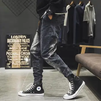 2019 spring new Korean version of the trend Japanese loose tooling jeans men's tide brand retro casual fashion harem pants
2019 spring new Korean version of the trend Japanese loose tooling jeans men's tide brand retro casual fashion harem pants