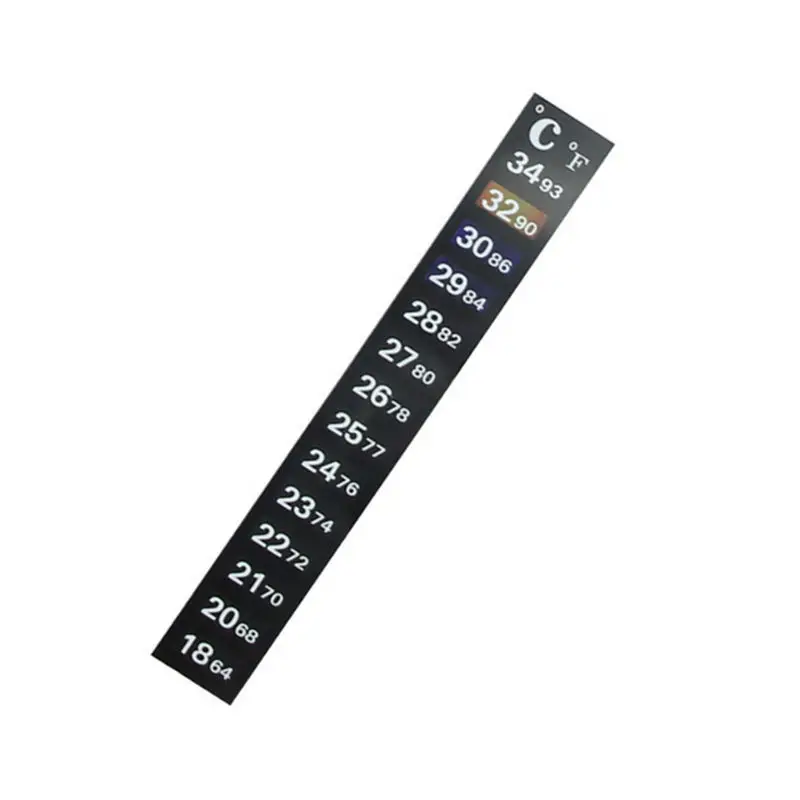Aquarium Fish Tank Dual Scale Liquid Thermometer Temperature Sticker Stick-on Fahrenheit Digital LCD Adhesive Strip Sticky
Aquarium Fish Tank Dual Scale Liquid Thermometer Temperature Sticker Stick-on Fahrenheit Digital LCD Adhesive Strip Sticky
