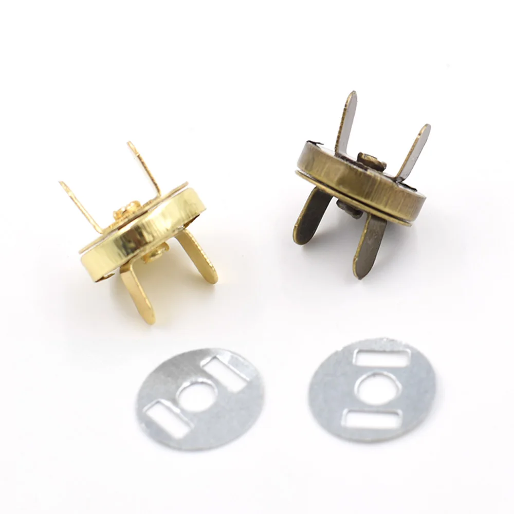 10 sets Strong magnetic Snaps faster Magnet clasp buckle Luggage buttons Two feet magnetic buckle Snap buttons