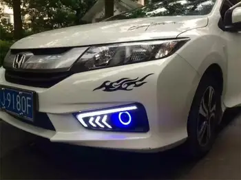 Osmrk LED DRL daytime running light + COB angel eye (5 colors) + projector lens + halogen fog lamp for honda city 2014 2015 2016
Osmrk LED DRL daytime running light + COB angel eye (5 colors) + projector lens + halogen fog lamp for honda city 2014 2015 2016