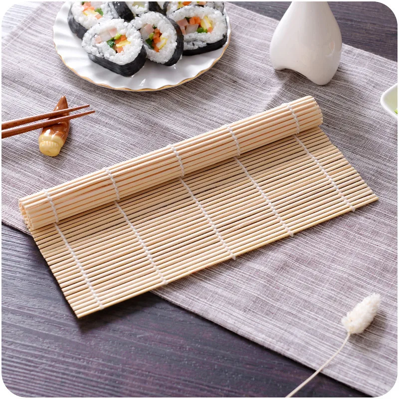 New 1pcs Sushi Tool Bamboo Rolling Mat DIY Onigiri Rice Roller Chicken Roll Hand Maker Kitchen Japanese Sushi Maker Tools
New 1pcs Sushi Tool Bamboo Rolling Mat DIY Onigiri Rice Roller Chicken Roll Hand Maker Kitchen Japanese Sushi Maker Tools