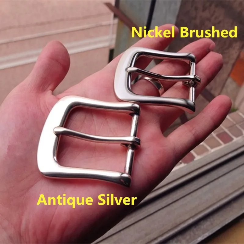 DIY Johnleather Craft Hardware Classic Style Pin Buckle Belt Buckle Antique Silver & Nickel Brushed Finish# 6011668-T36
DIY Johnleather Craft Hardware Classic Style Pin Buckle Belt Buckle Antique Silver & Nickel Brushed Finish# 6011668-T36