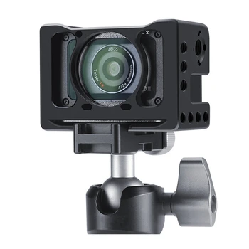 Camera Vlog Cage for Sony RXO LL with 1/4 Screw Holes Mount Bracket For Microphone Fill Light Selfie Hand Grip with Cold Shoe
Camera Vlog Cage for Sony RXO LL with 1/4 Screw Holes Mount Bracket For Microphone Fill Light Selfie Hand Grip with Cold Shoe