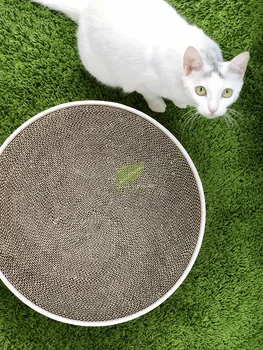 Round Cat Scratching Board Wear and scratch resistance Corrugated Paper Grinding Device Toy Large Nest Supplies
Round Cat Scratching Board Wear and scratch resistance Corrugated Paper Grinding Device Toy Large Nest Supplies