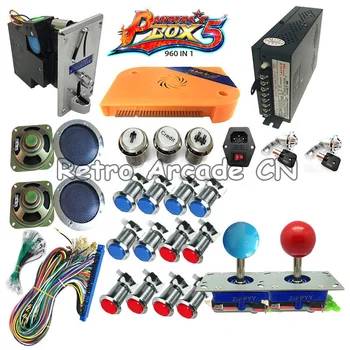 DIY Bundles Kit Arcade Original Pandora Box 5 PCB 960 in 1 With Power Supply Jamma Harness Happ Joystick Chrome LED Button
DIY Bundles Kit Arcade Original Pandora Box 5 PCB 960 in 1 With Power Supply Jamma Harness Happ Joystick Chrome LED Button