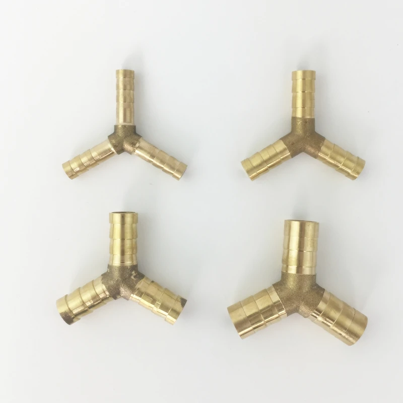 Y Shape 3 Way Hose Barb 6mm 8mm 10mm 12mm Brass Copper Barbed Connectors Joint Coupler
Y Shape 3 Way Hose Barb 6mm 8mm 10mm 12mm Brass Copper Barbed Connectors Joint Coupler