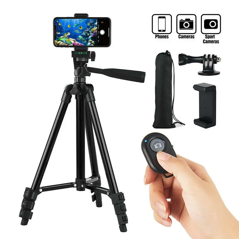 Portable Lightweight Telescopic Camera Tripod Stand Holder for DSLR for Smartphone Action Camera Mount Monopod Holder
Portable Lightweight Telescopic Camera Tripod Stand Holder for DSLR for Smartphone Action Camera Mount Monopod Holder