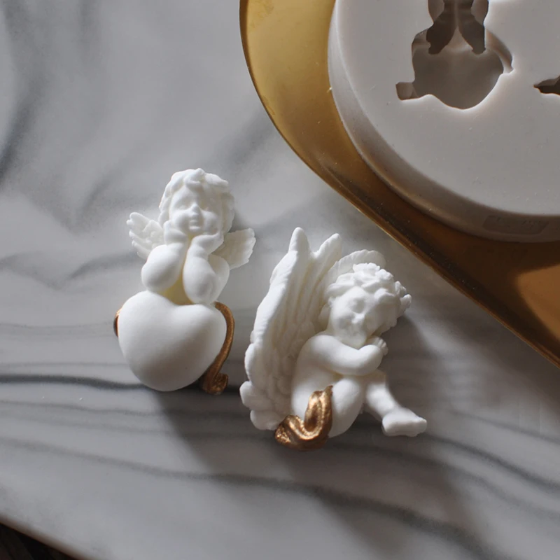 3D Angel Silicone Molds Fairy Baby Soap Chocolate Gumpaste Mold Cake Decoration Sugar Craft Tools Candle Moulds DIY Craft Molds
3D Angel Silicone Molds Fairy Baby Soap Chocolate Gumpaste Mold Cake Decoration Sugar Craft Tools Candle Moulds DIY Craft Molds