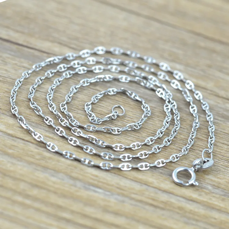 Genuine 925 Sterling Silver 8 Word Chain For Woman 40cm/45cm Chain Necklace with Certificate can Drop Shipping
Genuine 925 Sterling Silver 8 Word Chain For Woman 40cm/45cm Chain Necklace with Certificate can Drop Shipping