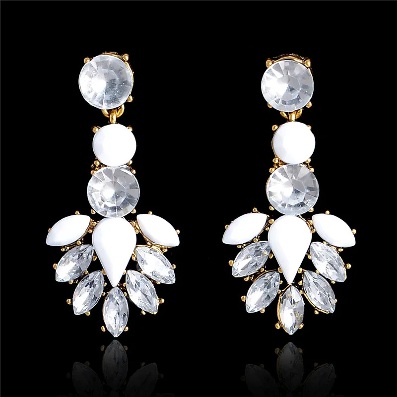 H:HYDE High Quality Round White Crystal Acrylic Drop Earrings Irregular Geometric Figure Large Heavy Water Earrings Women
H:HYDE High Quality Round White Crystal Acrylic Drop Earrings Irregular Geometric Figure Large Heavy Water Earrings Women