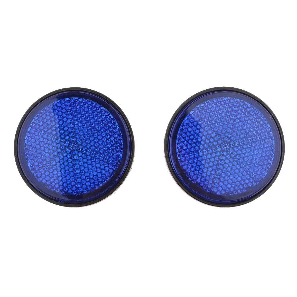 Plastic Car Auto Round Chrome Red Reflective Sticker Self Adhesive Reflector Warning Sign Fits for Motorcycle Bicycles ATV Plastic Car Auto Round Chrome Red Reflective Sticker Self Adhesive Reflector Warning Sign Fits for Motorcycle Bicycles ATV