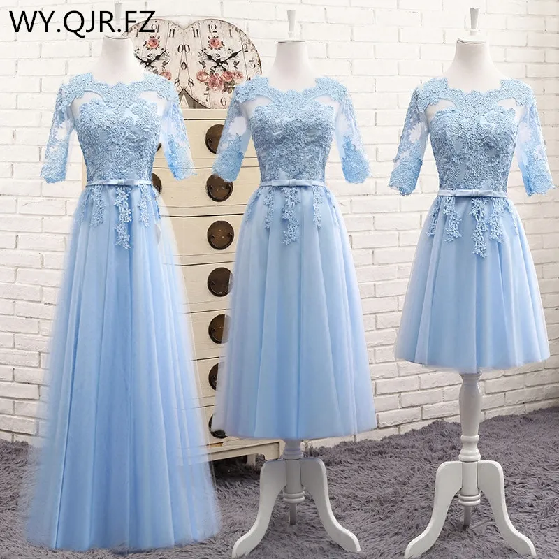 MNZ-120#Lace up Long Middle Short Blue Bridesmaid Dresses 2024 new Sister group party prom dress plus size toast suit wholesale
MNZ-120#Lace up Long Middle Short Blue Bridesmaid Dresses 2024 new Sister group party prom dress plus size toast suit wholesale