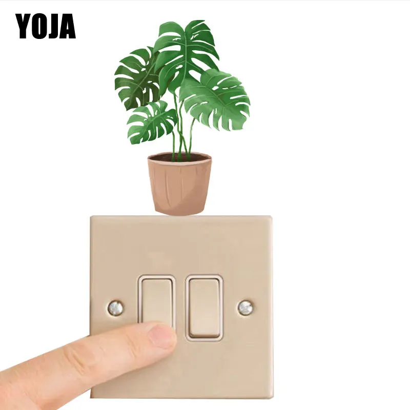 YOJA Banana Leaf Plants Sticker Switch Decor Living Room Bedroom Wall Personalized Colored 8SS0516 
YOJA Banana Leaf Plants Sticker Switch Decor Living Room Bedroom Wall Personalized Colored 8SS0516