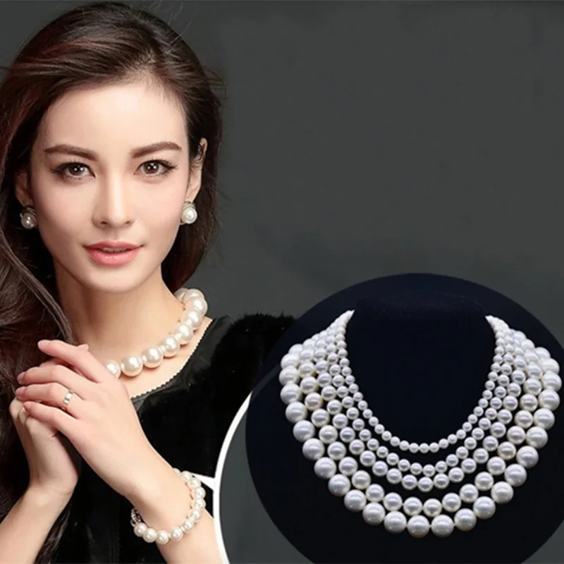 High quality Perfect round Natural shell pearl necklace Fashion Necklace For women Free shipping
High quality Perfect round Natural shell pearl necklace Fashion Necklace For women Free shipping