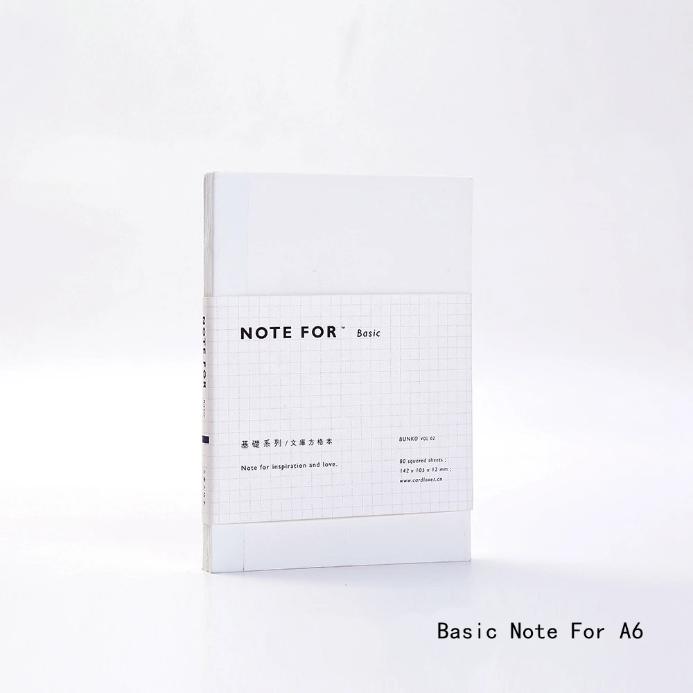 Note for basic notebook 14.2*10.4cm 80 pages blank/lined/squared sheets suit for general A6 journal
Note for basic notebook 14.2*10.4cm 80 pages blank/lined/squared sheets suit for general A6 journal