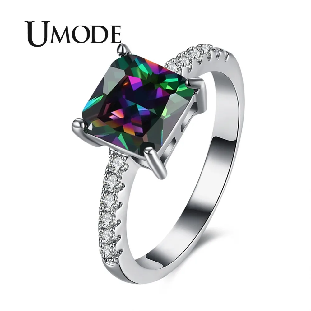 UMODE 2018 New Fashion Square Zircon Ring for Women White Gold Jewelry New Luxury Cubic Zirconia Rings Gift Bijoux Femme AUR0439
UMODE 2018 New Fashion Square Zircon Ring for Women White Gold Jewelry New Luxury Cubic Zirconia Rings Gift Bijoux Femme AUR0439