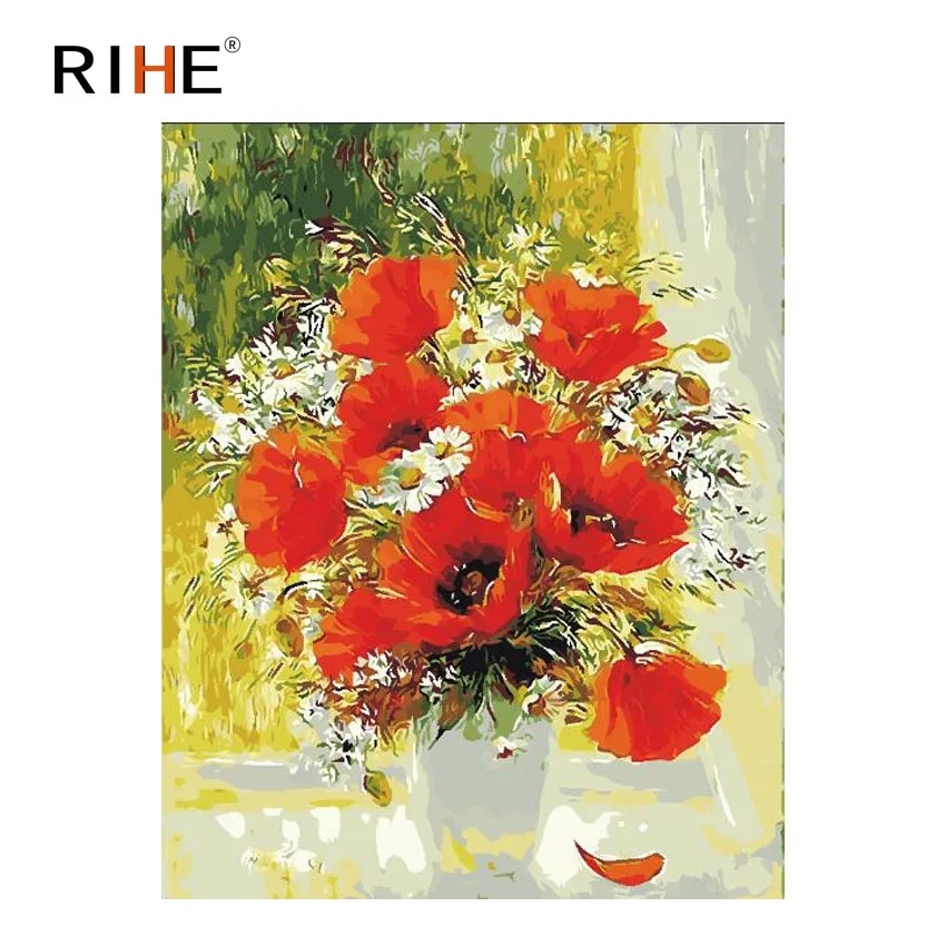 RIHE Window Flowers Diy Painting By Numbers Red Mum Pot Oil Painting On Canvas Hand Painted Cuadros Decoracion Acrylic Paint Art
RIHE Window Flowers Diy Painting By Numbers Red Mum Pot Oil Painting On Canvas Hand Painted Cuadros Decoracion Acrylic Paint Art