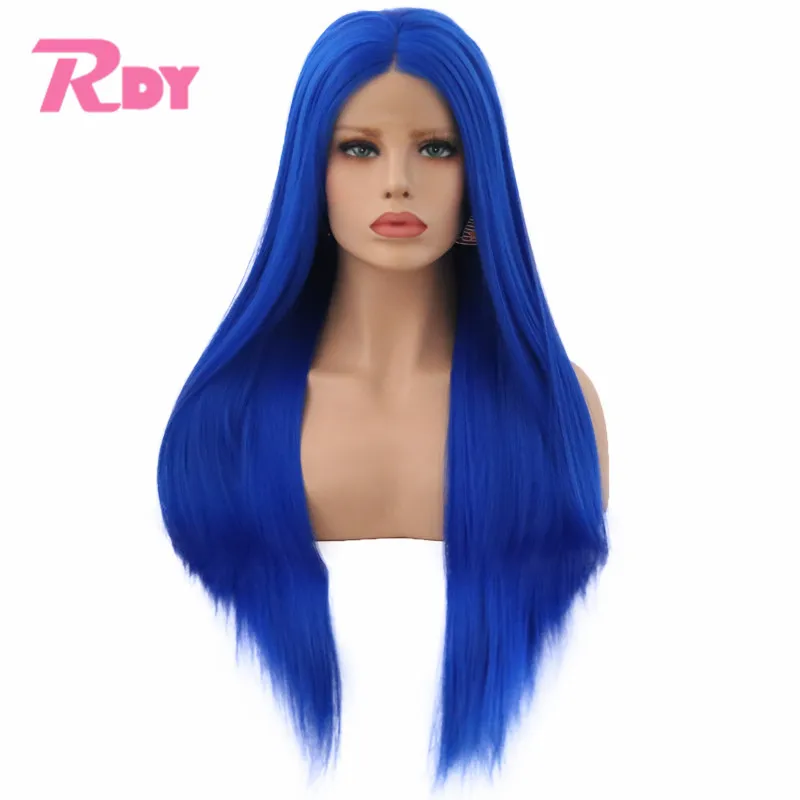 RONGDUOYI Sapphire Blue Long Silky Straight Hair Lace Front Wig Gluless Heat Resistant Synthetic Lace Front Wigs for Black Women
RONGDUOYI Sapphire Blue Long Silky Straight Hair Lace Front Wig Gluless Heat Resistant Synthetic Lace Front Wigs for Black Women