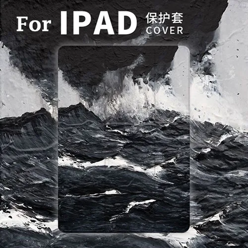 Sea wave Magnet PU Leather Case Flip Cover For iPad Pro 9.7" 10.5 Air Air2 Mini 1 2 3 4 Tablet Case For New ipad 9.7 2017 2018 
Sea wave Magnet PU Leather Case Flip Cover For iPad Pro 9.7" 10.5 Air Air2 Mini 1 2 3 4 Tablet Case For New ipad 9.7 2017 2018
