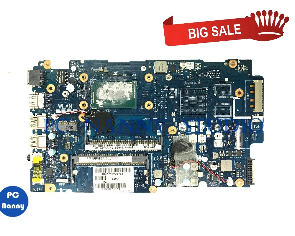 PCNANNY 02VKX1 2VKX1 for Dell INSPIRON 5448 5548 Laptop motherboard I5-5200U LA-B016P PC Notebook Mainboard tested
PCNANNY 02VKX1 2VKX1 for Dell INSPIRON 5448 5548 Laptop motherboard I5-5200U LA-B016P PC Notebook Mainboard tested