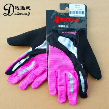 2019 new Women Pink Cycling Gloves Full Finger Non-slip Shock Absorption Reflective MTB Road Bike Riding Glove Cycling Equipment
2019 new Women Pink Cycling Gloves Full Finger Non-slip Shock Absorption Reflective MTB Road Bike Riding Glove Cycling Equipment