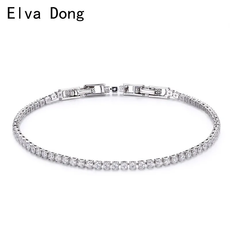 Cute 2mm Cluster Prong Set CZ Tennis Link Chain Thin White Gold Color Bracelets For Women Girls Friend Jewelry Pulsera Bracciali
Cute 2mm Cluster Prong Set CZ Tennis Link Chain Thin White Gold Color Bracelets For Women Girls Friend Jewelry Pulsera Bracciali