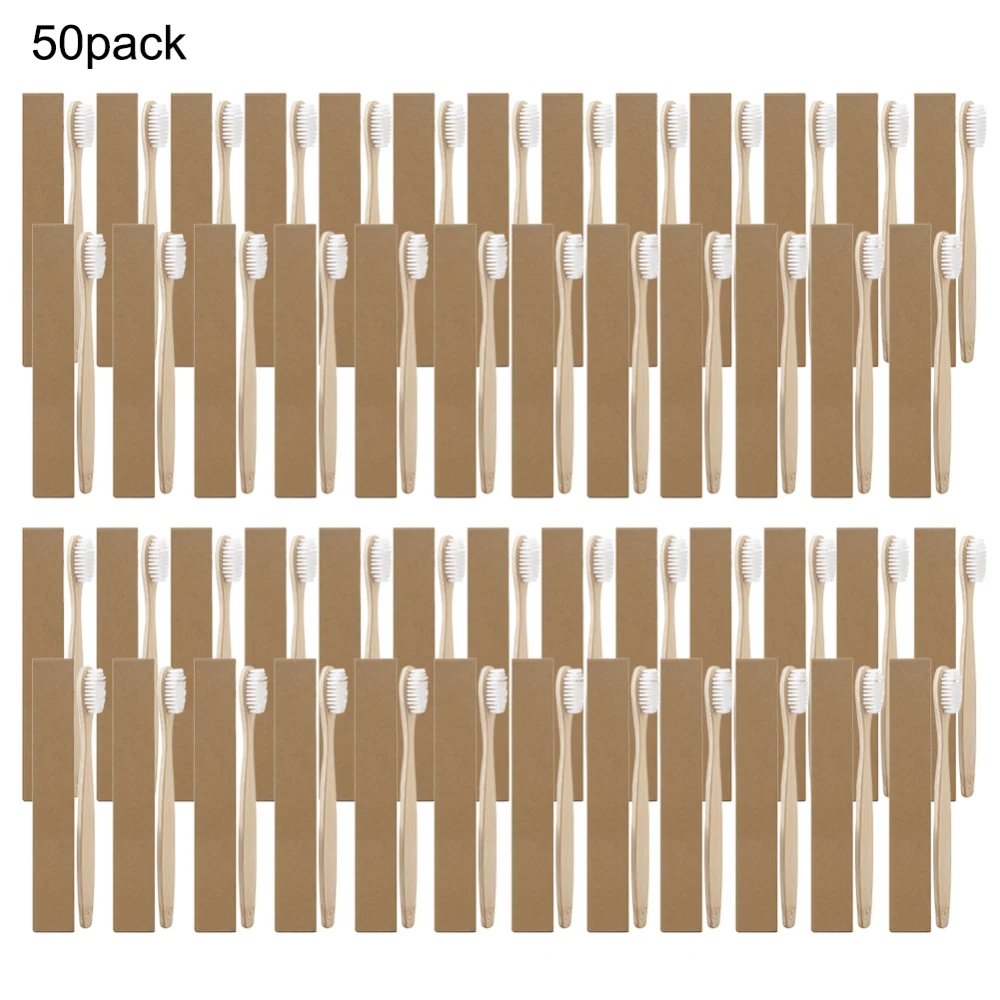 50pcs Natural Bamboo Toothbrush Wholesale Environment Wooden Toothbrush Oral Care Soft Bristle Each Brush with a case J11
50pcs Natural Bamboo Toothbrush Wholesale Environment Wooden Toothbrush Oral Care Soft Bristle Each Brush with a case J11