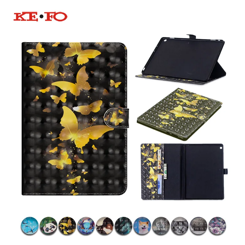 For Huawei MediaPad M3 Lite 10 10.1 inch Case BAH-W09 BAH-AL00 BAH-L09 Cover Funda 3D Pattern PU Leather Stand Shell Mediapad M3 lite (1)