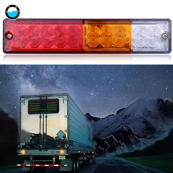 2pcs waterproof Rear Tail Lights LED Stop Rear Tail Brake Reverse Light Turn Indiactor ATV Truck Caravan
2pcs waterproof Rear Tail Lights LED Stop Rear Tail Brake Reverse Light Turn Indiactor ATV Truck Caravan