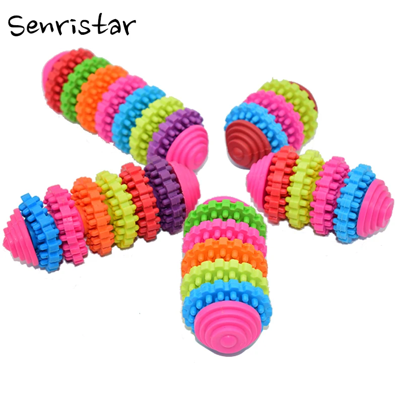 Pet Chew Toy For Dogs Puppy Dental Teeth Gums Bite-Resistant Cachorro Colorful Natural Rubber Tooth Cleaning Interactive Toys
Pet Chew Toy For Dogs Puppy Dental Teeth Gums Bite-Resistant Cachorro Colorful Natural Rubber Tooth Cleaning Interactive Toys