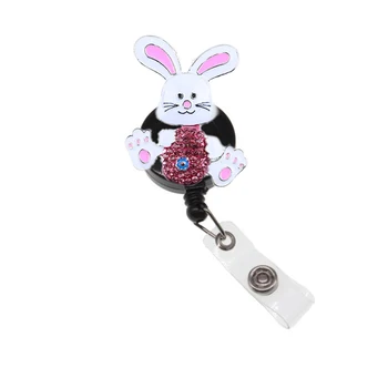 lovely enamel rabbit retractable badge reel/Adorable Purple rhinestone bunny radish yoyo id badge holders
lovely enamel rabbit retractable badge reel/Adorable Purple rhinestone bunny radish yoyo id badge holders