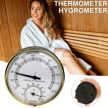 Sauna Thermometer Metal Case Steam Sauna Room Thermometer Hygrometer Bath And Sauna Indoor Outdoor Used With Lock Nut & O-ring
Sauna Thermometer Metal Case Steam Sauna Room Thermometer Hygrometer Bath And Sauna Indoor Outdoor Used With Lock Nut & O-ring