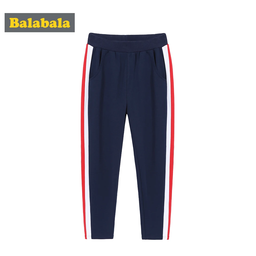 Balabala Boy Side-striped Sweatpants Straight Fit Teenage Boy Pull-on Jogger Sport Pants Trousers with Elastic Waist for Autumn
Balabala Boy Side-striped Sweatpants Straight Fit Teenage Boy Pull-on Jogger Sport Pants Trousers with Elastic Waist for Autumn