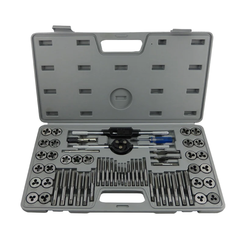 60pcs Multifunction Metric Screw Tap & Die Thread Cutting Tapping Wrench Thread Tools Dies Holder Threading Tools
60pcs Multifunction Metric Screw Tap & Die Thread Cutting Tapping Wrench Thread Tools Dies Holder Threading Tools
